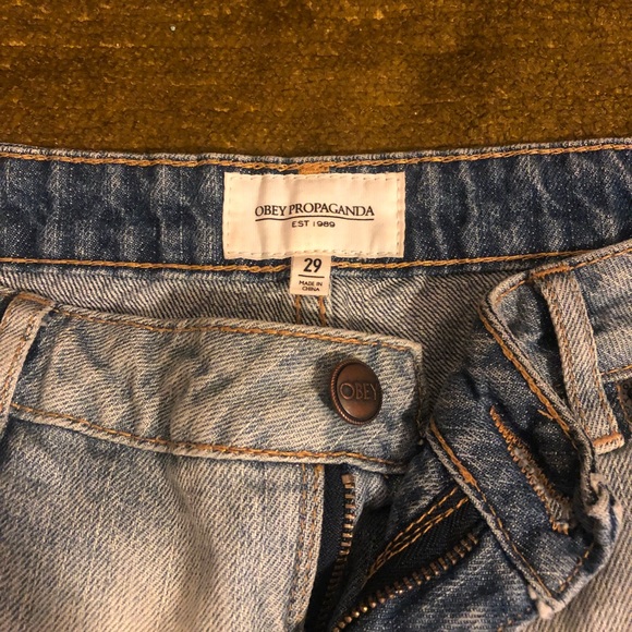 Obey jean shorts - Picture 2 of 4